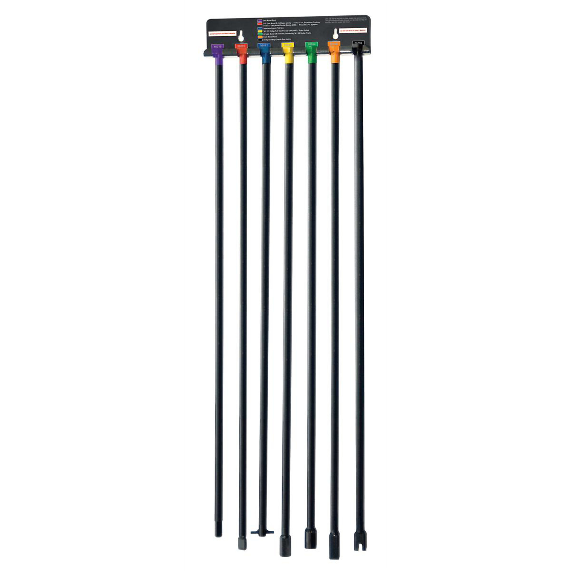 J S Products Steelman Spare Tire Tool Kit — 7-Piece, Color-Coded, Model# JSP96090A